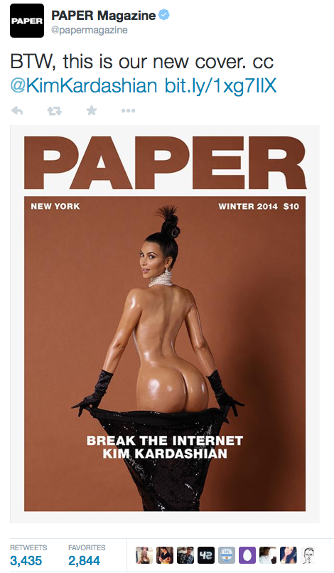 That the photos internet broke Kim Kardashian