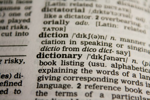 dictionary grammar